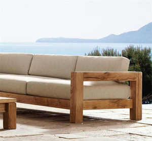 Ensemble de meubles modernes, élégants et solides de ferme américaine pour hôtel ou appartement en plein air en bois durable - Product Image 2
