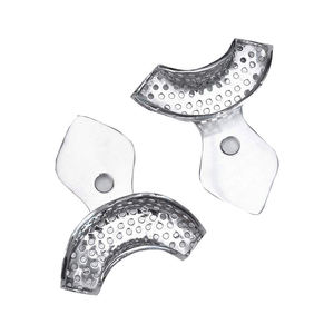 Bandejas de impresión dental de acero inoxidable, Instrumentos dentales personalizados, bandejas de impresión de ortodoncia perforadas - Product Image 5