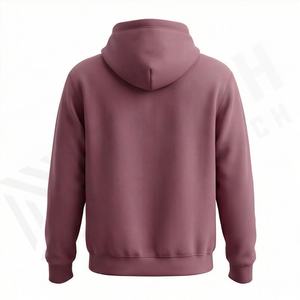 Hoodie surdimensionné élégant pour homme, design vintage délavé avec poche avant, confortable, personnalisable pour l'hiver. - Product Image 2