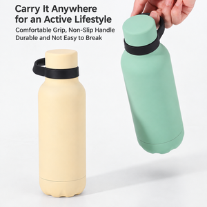 304 Stainless Steel Vacuum Insulated Water <b>Bottle</b> Portable Carry Loop Leak Proof <b>Thermos</b> for Travel Outdoor Office - Product Image 2