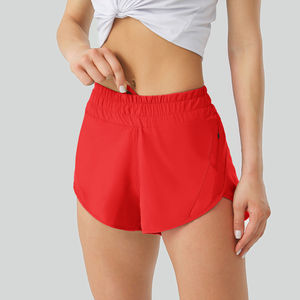 Pantalones cortos de talla grande para mujer, Bóxer deportivo de cintura media, pantalones cortos ajustados elásticos, pantalones cortos de verano para mujer, ejercicio para correr - Product Image 2