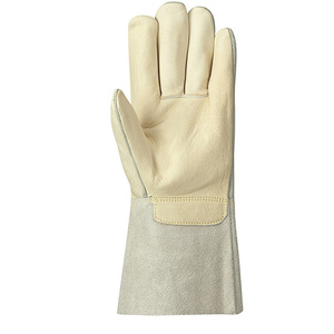 Nouveau 2025 prix d'usine gants de soudage en cuir imperméables résistants à la chaleur et au feu avec protection UV antidérapante et caractéristiques écologiques - Product Image 3