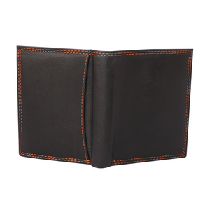 Người đàn ông của tri-gấp da ví với mở đóng cửa và RFID tính năng cao cấp polyester lót phụ kiện - Product Image 6