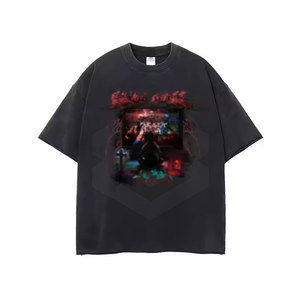 Camiseta personalizada de talla grande para hombre, ropa regular de algodón/fibra de bambú, venta en línea - Product Image 2