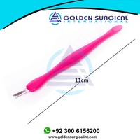 Empujador de Cutículas de Acero Inoxidable GSI, Cortador de Plástico para Uñas, Herramienta de Manicura, Elimina la Piel Muerta, Certificado ISO9001/CE