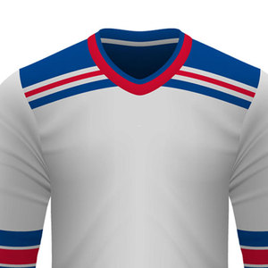 Meilleur Prix OEM Maillot de Hockey sur Glace en Polyester Durable Nouveau Design Unisexe Personnalisé Nom de l'Équipe Imprimé Maillot Blanc Uni Hommes - Product Image 3