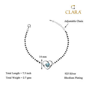 NOVAMART Fine 925 Sterling <b>Silver</b> Heart <b>Charm</b> <b>Bracelet</b> for Women Wholesale Export - Product Image 5