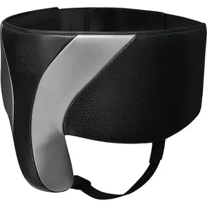 Protège-entrejambe en cuir PU et EVA personnalisable, durable et respirant pour l'entraînement et la compétition de boxe - Product Image 2