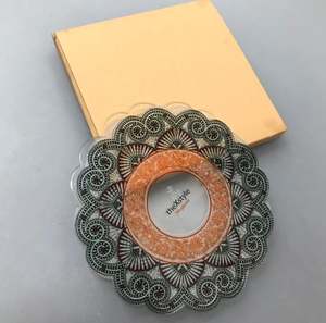 Dessous de verre en acrylique pour assiette décorative ronde faite à la main Ustensiles de table de cuisine élégants Napperons de qualité supérieure à un prix abordable - Product Image 5