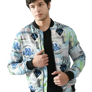 ร้อนขายสบายๆถนนสวมแจ็คเก็ตซาตินระเหิดสําหรับผู้ชายที่ดีที่สุดผลิตซาตินระเหิดแจ็คเก็ตผู้ชาย - Product Image 1