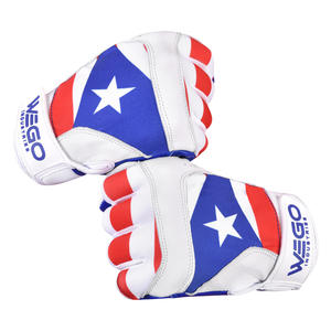 2025 Unisex Professional Softball & Baseball Batting <b>Gloves</b> New Model Short Cuff Goatskin Digital Leather Soft & Comfortable - Product Image 3