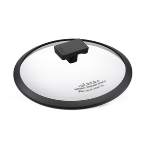 Glass <b>pot</b> <b>lid</b> with anti-steam hole (24cm) VIVÀ 2273 - Product Image 2