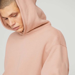 Sweat à capuche graphique décontracté grand sweat à capuche exclusif rose cerise thermique rose marque de mode sweat à capuche hommes solide - Product Image 5