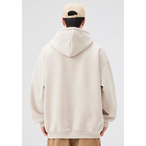 Nouveau sweat à capuche en molleton de coton personnalisé lourd surdimensionné de haute qualité fabricant de sweat à capuche blanc recadrée Boxy à capuche hommes à vendre - Product Image 4