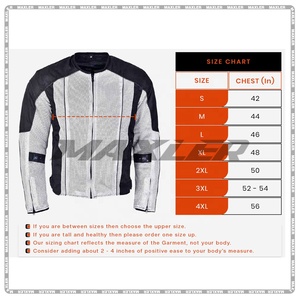 Chaqueta de Motocicleta Personalizada de Diseño Moderno para Hombre, Cómoda, con Protección Textil, Chaqueta de Verano para Moto - Product Image 5
