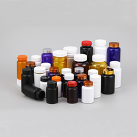 60ml Double Couches Acrylique Bouteille En Plastique Couvercle Spore Poudre Capsule Emballage Médecine Santé Complément Pots De Pilules Écologique