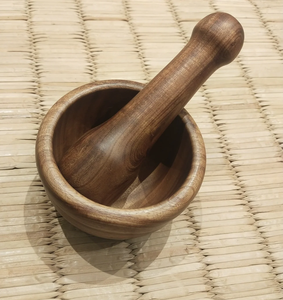 Mortero y Maja de madera, herramientas y utensilios de cocina hechos a mano cuadrados, el mejor diseño, trituradora de especias, mortero y Maja - Product Image 5