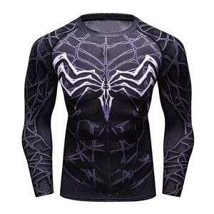 Men's Compression MMA <b>BJJ</b> Kickboxing <b>Rashguard</b> Jersey Sublimation Printing Spandex/Polyester Fabric UPF50+ Protection Quick Dry - Product Image 6
