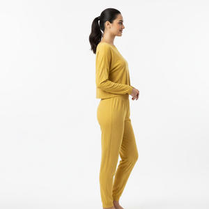 Conjunto Deportivo de Dos Piezas para Mujer, Sudadera de Manga Larga y Pantalones de Felpa Bordados, Estilo Casual para Otoño e Invierno - Product Image 3