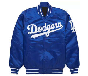 Custom High Quality <b>Casual</b> Winter Fall Outdoor Waterproof Breathable Embroidered Polyester Bomber Satin <b>Jacket</b> for <b>Men</b> - Product Image 3