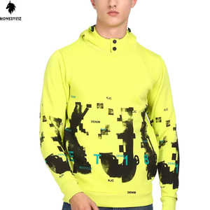 เสื้อฮู้ดสำหรับผู้ชายประดับพลอยเทียมมีซิปมีฮู้ดผ้าฝ้ายพิมพ์ลายสกรีนออกแบบได้ตามต้องการ - Product Image 1