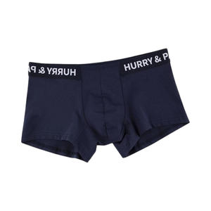 Boxer à angle sophistiqué en coton de base pour homme, trois pièces, avec logo à la taille, HURRY PAIN T - Product Image 1