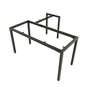 UConcept HCUC014 L-Shaped Industrial Design 140x140 Dining Table <b>Legs</b> Assembly Required for <b>Kitchen</b> Furniture - Product Image 1