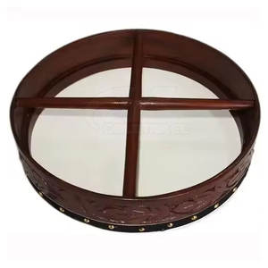 Tambores Chamánicos con Diseño de Marco Redondo para Meditación y Sanación Energética - Product Image 1