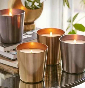 Porte-bougie galvanisé décoratif pour la maison support de bougie Oxodise pour décor de fête de Noël fait à la main personnalisé - Product Image 4