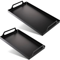 Plateau de service rectangulaire en fer noir fait main de haute qualité VISHAL HANDICRAFT, design personnalisable, vaisselle décorative pour la maison