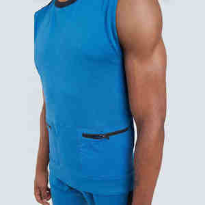 Custom Muscle Culturismo Stinger Camisas Fitness en blanco sin mangas Stringer Training Casual Gym Tank Tops - Product Image 2