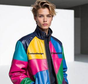 Proveedor de chaquetas de cuero a medida para diseñadores de moda Hecho en EE. UU. Chaquetas de cuero de diseño personalizado Fabricante de moda de EE. UU. - Product Image 3