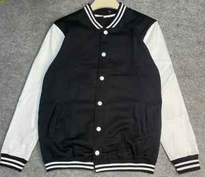 Varsity Jacket en cuir Salevess et personnaliser Logo Bomber Jumper Jacket Veste décontractée - Product Image 3