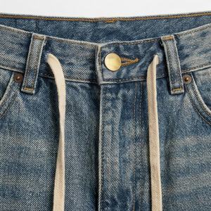 Jeans de Mezclilla de Color Personalizado para Mujer, Novedades de Moda, Pantalones de Mezclilla Ajustados, Pantalones de Campana Alta para Mujer, Ropa de Calle - Product Image 4