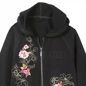 Solid Color Best Selling Women Embroidery Hoodies Over Size <b>Top</b> Quality Best Price Embroidery Hoodies - Product Image 5
