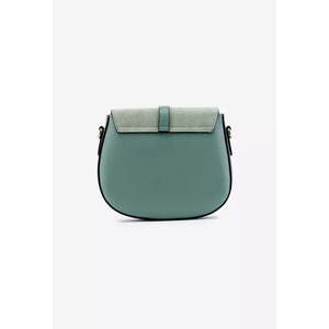 Bolso cruzado estructurado en gamuza auténtica y cuero Dollar - Hecho en Italia - 25373 - Product Image 4