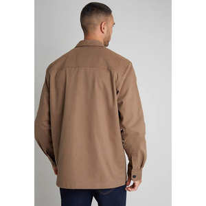 Camisa de Hombre Transpirable con Estampado, Estilo Casual para Primavera/Verano, Cuello Alto Tipo Polo, Manga Corta, Tejida, de Franela, con Botones - Product Image 2