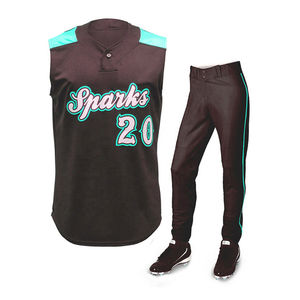 Uniformes de béisbol personalizados de poliéster 100% de tamaño adulto más vendidos Fabricante 2025 Ropa deportiva Uniformes de mejor diseño - Product Image 4
