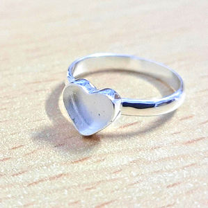 925 plata esterlina 7-30 MM forma de corazón Cierre trasero Collet sin anillo de piedras preciosas venta al por mayor plata sólida bisel taza encontrar joyería - Product Image 3