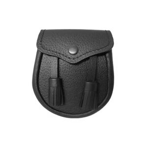 Sporran Escocés de Cuero Vacuno Completo para Venta en Línea, Sporran Tradicional Escocés de Cuero con Cadena y Cinturón - Product Image 2