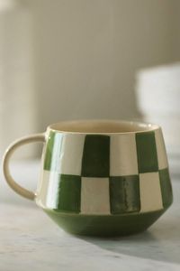 Thick glazed ceramic <b>mug</b> with vibrant hand painted finished perfect for breakfast table warm drinks or gifting occasions - Product Image 6