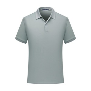 Polo de performance pour hommes de haute qualité 210 GSM coton mélange de polyester à manches courtes polo anti-rides évacuant l'humidité - Product Image 5