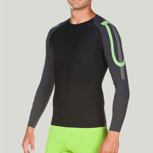 รับผลิตเสื้อแรชการ์ดแขนยาวแบบกำหนดเอง  ไซส์พลัส  รับสั่งทำเสื้อแรชการ์ดแบบซับลิเมชั่นสำหรับผู้ชาย เสื้อแรชการ์ดซับลิเมชั่น - Product Image 1