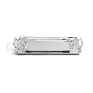 Bandeja Rectangular de Latón Amson, Plateada, Hecha a Mano, para Servir Alimentos en el Hogar/Restaurante, Tamaño y Logotipo Personalizables, Diseño Más Reciente - Product Image 6