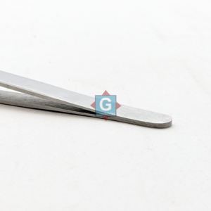 Pinces à épiler en acier inoxydable pour extensions de cils - Pointe lisse durable, couleur et logo personnalisables - Product Image 3