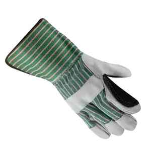 Guantes de trabajo de cuero a precio barato Material duradero de alta calidad Puño de seguridad hecho en cuero Guantes de trabajo de cuero de alta demanda - Product Image 4