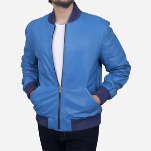 Chaqueta de Cuero para Hombre, Estilo Urbano Informal, Prenda de Cuero Vacuno, Fabricación Personalizada OEM al por Mayor - Product Image 4