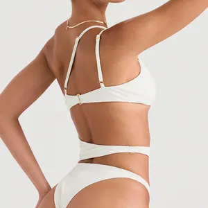 Ivory Asymmetric Cutout Swimsuit Edgy Beachside Luxury From A Fast Fashion Powerhouse