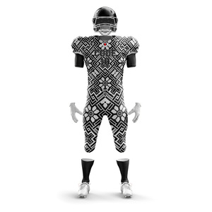 ชุดเสื้อฟุตบอลอเมริกันกางเกงขาสั้นระบายอากาศปรับแต่งได้ - Product Image 2