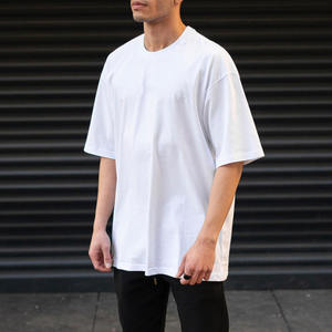 High Quality Oversized Drop Shoulder T-Shirt for Men Custom <b>Blank</b> 100% Cotton Street Wear Heavy Weight with Excellent Printing - Product Image 5